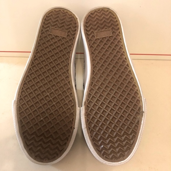 NEW-Girls Metallic glitter vulcanized slip on, size 12 - Picture 13 of 15